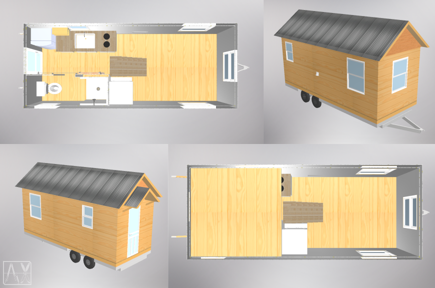 Custom Tiny Home No Dormers